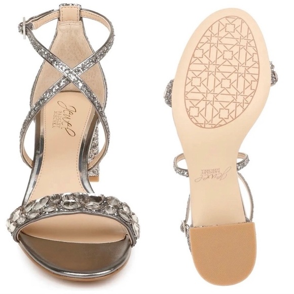 Jewel Badgley Mischka- Women's Claudia Embellished Sandal - Picture 3 of 12